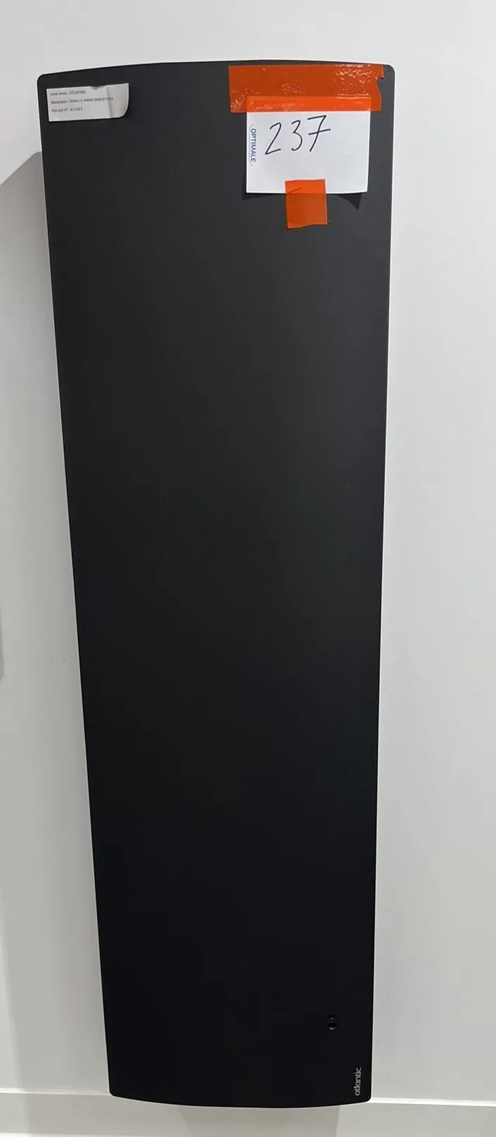 Lot n°237 - Radiateur électrique ATLANTIC 1000 W Gris Étoile l 430 H 1520