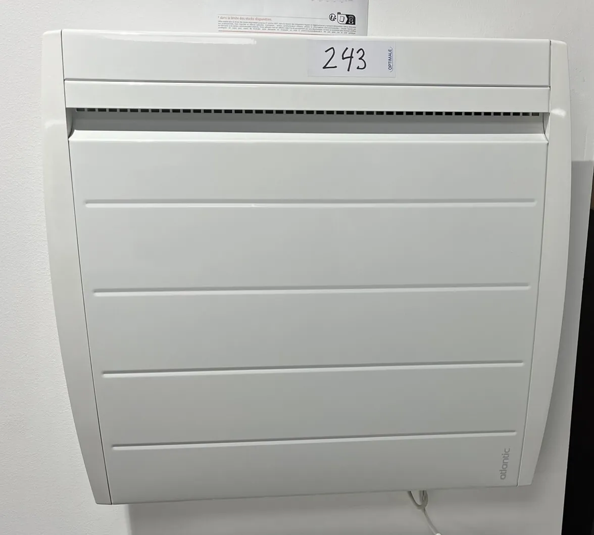 Lot n°243 - Radiateur électrique ATLANTIC 1000 W l 620 H 620