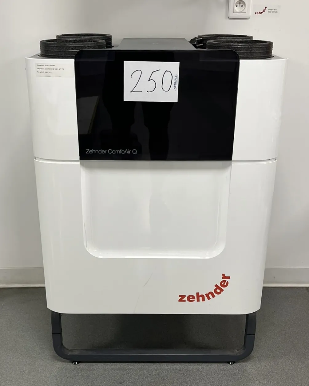 Lot n°250 - VMC ZEHNDER double flux