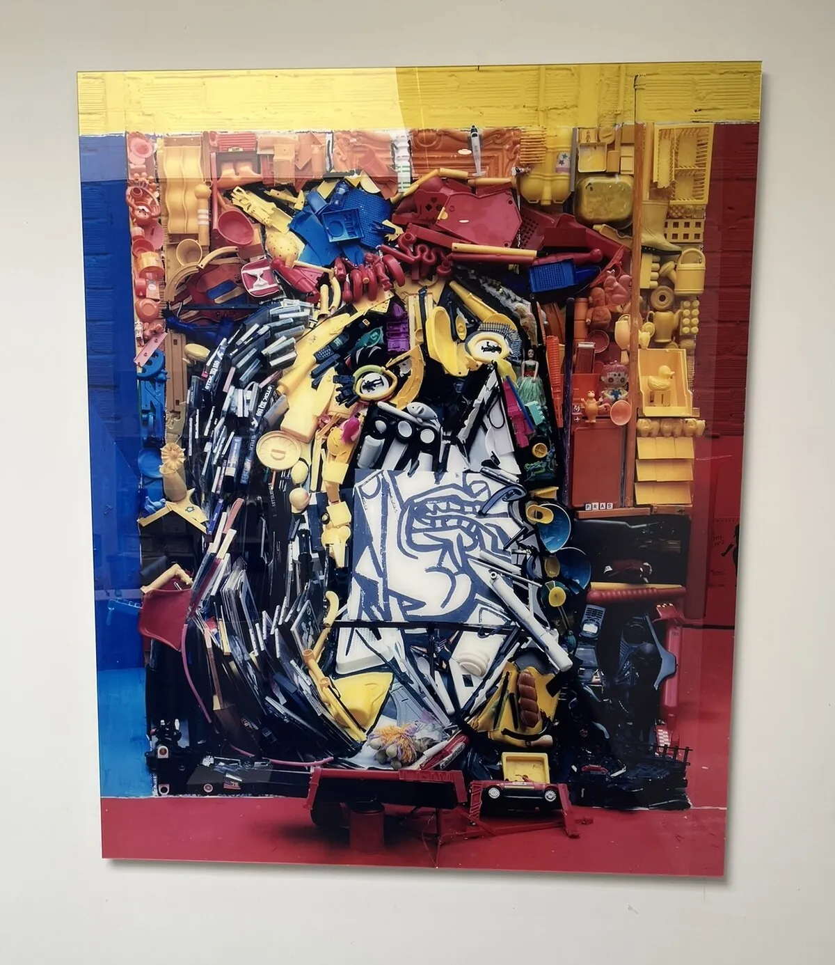 Lot n°268 - BERNARD PRAS (1952) La femme qui pleure, photographie montée sur aluminium, au dos Inventaire 34, PRAS, 5/8, Dimensions : 146 x 120 cm